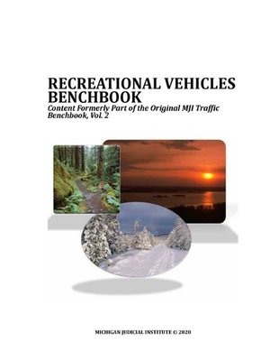 cover image of Recreational Vehicles Benchbook